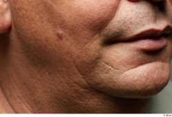 Mouth Cheek Skin Man Chubby Wrinkles Studio photo references